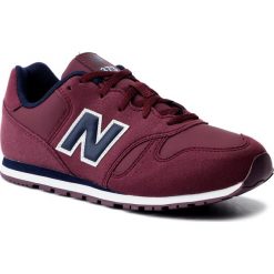 Sneakersy NEW BALANCE - YC373CC Bordowy. Czerwone trampki chłopięce New Balance, bez wzorów, ze skóry ekologicznej, na sznurówki. W wyprzedaży za 169,00 zł.