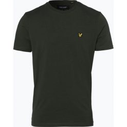 Lyle & Scott - T-shirt męski, zielony. Zielone t-shirty męskie marki Lyle & Scott, m, z aplikacjami, bez kołnierzyka. Za 129,95 zł.
