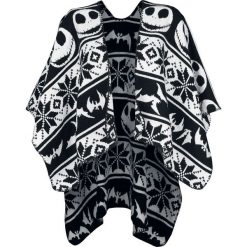 Miasteczko Halloween Houndstooth Poncho czarny/biały. Czarne kurtki damskie marki Miasteczko Halloween, bez wzorów, bez kaptura. Za 164,90 zł.