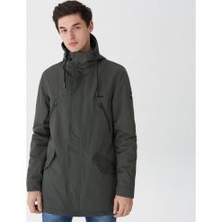 Parka basic - Zielony. Zielone parki męskie marki House, s, bez wzorów, bez kaptura. Za 189,99 zł.