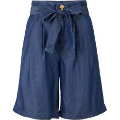 Bermudy przyjazne dla środowiska, TENCEL™ lyocell bonprix ciemnoniebieski. Niebieskie spodnie damskie bonprix, z lyocellu. Za 109,99 zł.