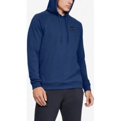 Under Armour Rival Bluza Niebieski. Niebieskie bluzy męskie Under Armour, m, z nadrukiem, z bawełny, bez kołnierzyka, bez rękawów, bez kaptura. Za 240,95 zł.