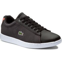 Sneakersy LACOSTE - Carnaby Evo 117 1 Spw 7-33SPW1010024 Blk. Czarne półbuty damskie Lacoste, ze skóry. W wyprzedaży za 289,00 zł.