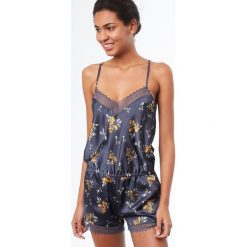 Etam - Kombinezon piżamowy Blueberry. Szare body damskie Etam, l, z materiału. Za 159,90 zł.