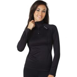 Topy sportowe damskie: Gwinner Półgolf damski TOP XII WARMline czarny r.M