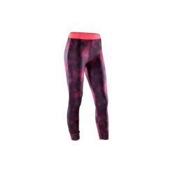 Legginsy fitness kardio 7/8 500 damskie. Różowe legginsy damskie do fitnessu marki DOMYOS, xs, z elastanu. W wyprzedaży za 49,99 zł.