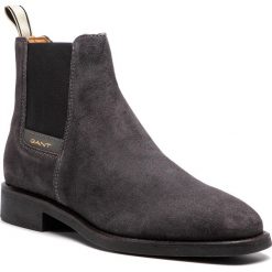 Sztyblety GANT - James 17653959 Black/Grey G006. Szare sztyblety męskie GANT, ze skóry, bez zapięcia. W wyprzedaży za 399,00 zł.