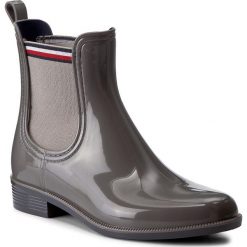Buty zimowe damskie: Kalosze TOMMY HILFIGER – Odette 11R FW0FW01526 Urban Grey 054