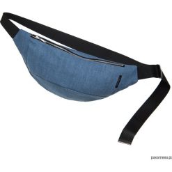 Nerka Blue Jeans. Niebieskie nerki damskie Pakamera, w paski, z jeansu, bez dodatków. Za 101,00 zł.
