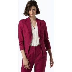 More & More - Blezer damski z dodatkiem lnu, różowy. Różowe bolerka i narzutki damskie More & More, bez wzorów, bez rękawów. Za 399,95 zł.