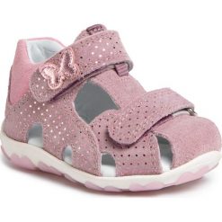 Sandały SUPERFIT - 6-09041-90 Lila/Rosa. Różowe sandały dziewczęce Superfit, ze skóry, bez zapięcia. Za 229,00 zł.