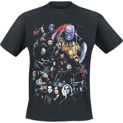 Avengers Infinity War - Group T-Shirt czarny. Czarne t-shirty męskie z nadrukiem Avengers, m, z okrągłym kołnierzem. Za 74,90 zł.