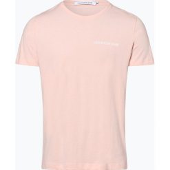 Calvin Klein Jeans - T-shirt męski, beżowy. Brązowe t-shirty męskie Calvin Klein Jeans, xl, bez wzorów, z jeansu, bez kołnierzyka. Za 139,95 zł.