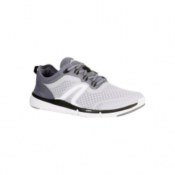 Buty do szybkiego marszu Soft 540 męskie. Szare buty fitness męskie NEWFEEL, z gumy. Za 129,99 zł.