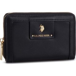 Duży Portfel Damski U.S. POLO ASSN. - Palm Beach M Zip Ard Wall BEUPB0450WVP/000 Black. Czarne portfele damskie marki U.S. Polo Assn., ze skóry ekologicznej. Za 169,00 zł.