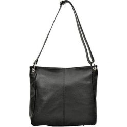 Carla Ferreri Skórzana torebka crossbody AW18CF1399 Nero. Torebki klasyczne damskie Carla Ferreri, bez wzorów, ze skóry, bez dodatków. W wyprzedaży za 376,00 zł.