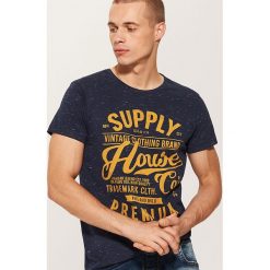 T-shirt Granatowy. Niebieskie t-shirty męskie House, l. Za 25,99 zł.