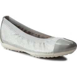 Baleriny GEOX - J Piuma Bal A J82B0A 0KRHI C1004 S Pearl. Szare baleriny dziewczęce marki Geox, z materiału. W wyprzedaży za 199,00 zł.