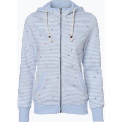 Bluzy damskie: Marie Lund – Damska bluza rozpinana, niebieski