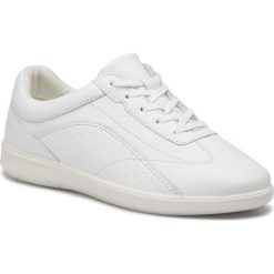 Sneakersy TBS - Orchide B7007 Blanc. Białe półbuty damskie TBS, ze skóry. W wyprzedaży za 269,00 zł.