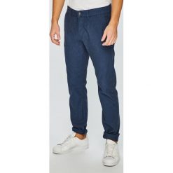 Tom Tailor Denim - Spodnie. Niebieskie spodnie męskie TOM TAILOR DENIM, na co dzień, bez wzorów, z elastanu, casualowe. W wyprzedaży za 99,90 zł.