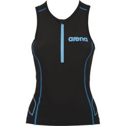 Topy damskie: Arena Koszulka triathlonowa damska Triathlon Top ST czarna r. XS (1A916/55)