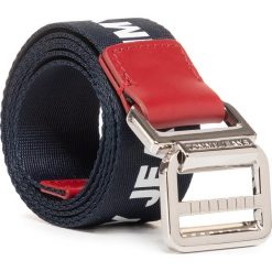 Pasek Damski TOMMY JEANS - Tjw Webbing Belt 3.5 AW0AW08068 VBA. Niebieskie paski damskie Tommy Jeans, w paski, z jeansu. Za 179,00 zł.