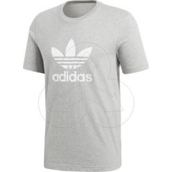 Koszulka męska adidas Trefoil CY4574. Szare koszulki męskie Adidas, m, bez wzorów, z bawełny, bez kołnierzyka, z krótkim rękawem, krótkie. Za 99,00 zł.