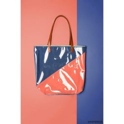 Torba Shopper Duo. Czerwone shopper bag damskie Pakamera, z tkaniny, na ramię. Za 200,00 zł.