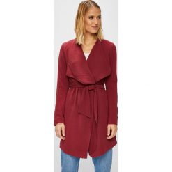 Only - Płaszcz. Brązowe kurtki damskie ONLY, s, w paski, z elastanu. W wyprzedaży za 79,90 zł.