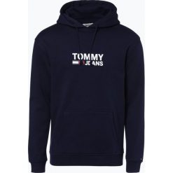 Bejsbolówki męskie: Tommy Jeans - Męska bluza nierozpinana, niebieski