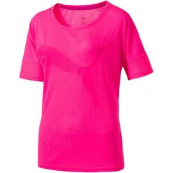 Puma Koszulka Sportowa Heather Cat Tee Pink Heather L. Brązowe bluzki sportowe damskie marki Puma, l, z materiału. W wyprzedaży za 105,00 zł.