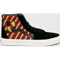 Vans - Trampki x Harry Potter. Czarne trampki i tenisówki damskie Vans, bez wzorów, ze skóry, na sznurówki. Za 399,90 zł.