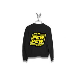 Bluza Pew Pew Pew Męska. Czarne bluzy męskie Failfake, s, bez wzorów, bez kołnierzyka, bez rękawów, bez kaptura. Za 170,00 zł.