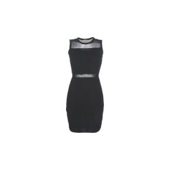 Sukienki krótkie Moony Mood KIIM. Czarne sukienki damskie Moony Mood, s, bez wzorów, bez kołnierzyka, z krótkim rękawem, krótkie, mini. Za 74,50 zł.