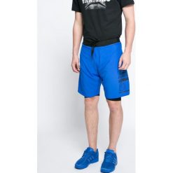 Reebok - Szorty. Szare spodenki sportowe męskie marki Reebok, z elastanu, sportowe. W wyprzedaży za 129,90 zł.