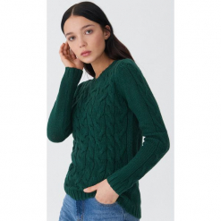 Sweter z warkoczami - Khaki. Brązowe bez kategorii House, s. Za 79,99 zł.