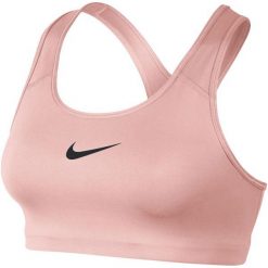 Nike Biustonosz Sportowy Damski Swoosh Bra/Storm Pink/Black S. Różowe biustonosze sportowe marki Nike, s. Za 119,00 zł.