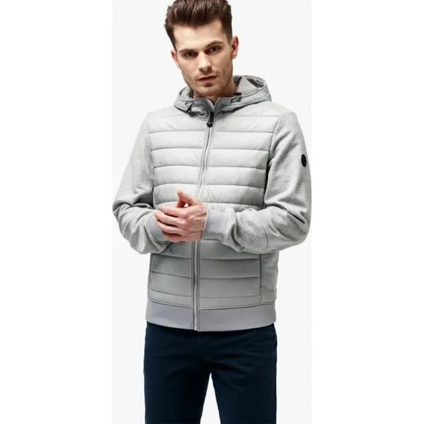 Timberland Kurtka Mount Cabot Hybrid , szary, rozmiar XXL. Szare kurtki męskie Timberland, xxl, bez wzorów, z bawełny, z kapturem. W wyprzedaży za 350,99 zł.