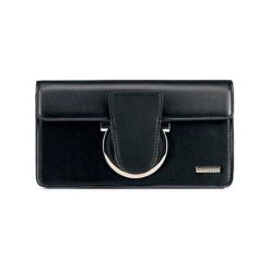 Kopertówka w kolorze czarnym - (S)24 x (W)14 x (G)7 cm. Czarne kopertówki damskie Wittchen, Kazar, Wojas, w paski, ze skóry, na ramię, bez dodatków. W wyprzedaży za 129,95 zł.