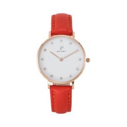 Zegarek JP Gatsby Zegarek damski Aurora Rose Gold White / Red JPG5038 uniwersalny. Czerwone zegarki damskie JP Gatsby. Za 323,10 zł.