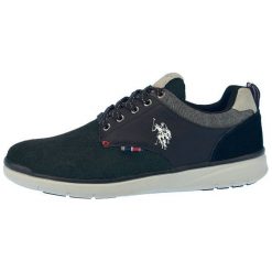 U.S. Polo Assn. Tenisówki Męskie Verter 1, 41 Czarne. Czarne trampki męskie U.S. Polo Assn., bez wzorów, bez zapięcia. Za 339,00 zł.