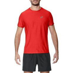 Asics Koszulka męska SS Top Asics Fiery Red r. S (1340840626). Czerwone koszulki sportowe męskie Asics, m. Za 62,05 zł.