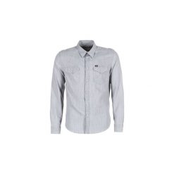 Koszule z długim rękawem Lee LEE WESTERN SHIRT. Szare koszule męskie marki Lee, s, bez wzorów, bez kołnierzyka, z długim rękawem. Za 279,20 zł.