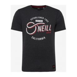 O'Neill Cali Koszulka Czarny Szary. Szare podkoszulki męskie O'Neill, s, z haftami, z bawełny, z krótkim rękawem. Za 102,95 zł.