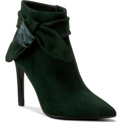 Buty zimowe damskie: Botki BALDOWSKI – W00143-1451-001 Zielony Ciemny/Perła Zielona EF