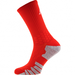 Skarpety piłkarskie - MA732012HRD. Skarpetki męskie New Balance, bez wzorów, z elastanu, do piłki nożnej. Za 59,99 zł.