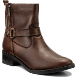 Botki SERGIO BARDI - Milano FW127269517DP 105. Brązowe buty zimowe damskie marki Sergio Bardi, ze skóry, na obcasie. W wyprzedaży za 209,00 zł.