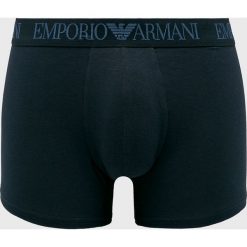 Emporio Armani - Bokserki (2-pack). Niebieskie bokserki męskie Emporio Armani, bez wzorów, z elastanu. W wyprzedaży za 149,90 zł.