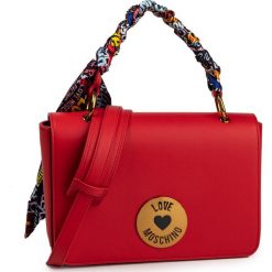 Torebka LOVE MOSCHINO JC4044PP1ALG0500. Czerwone torebki klasyczne damskie Love Moschino, bez wzorów, na ramię, bez dodatków. W wyprzedaży za 659,00 zł.